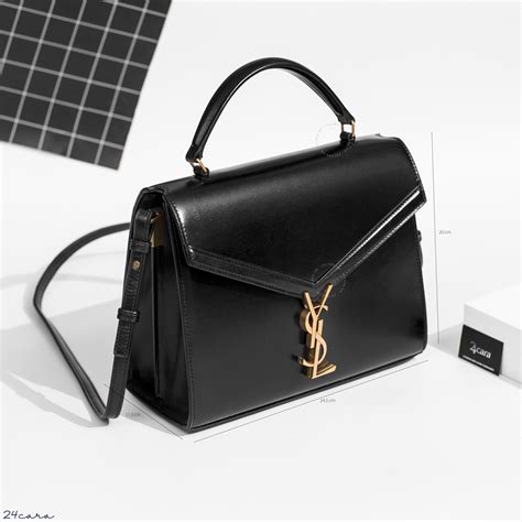 cassa ysl|Cassandra medium top handle bag .